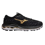 Tênis Mizuno Wave Nitron - Masculino PRETO/OURO