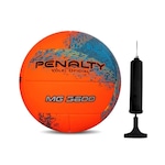 Kit Bola de Vôlei Penalty MG 3600 XXI + Bomba de Ar LARANJA/AZUL