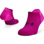 Meia Invisível Under Armour Dry Run - Unissex ROSA