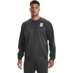 Camiseta Under Armour Recover Sleep Crew Manga Longa - Masculina PRETO