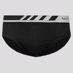 Cueca Slip Lupo Microfibra sem Costura - Adulto PRETO