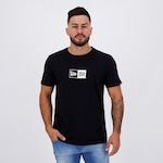 Camiseta New Era Essential Box - Masculina PRETO