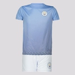 Kit de Uniforme do Manchester City Futfanatics 1894 - Infantil AZUL