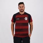 Camisa do Flamengo Motion - Masculina PRETO/VERMELHO