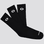 Kit de Meias Oakley Essential Crew com 3 Pares - Adulto PRETO