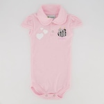 Body do Santos Torcida Baby - Infantil ROSA