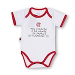 Body do Flamengo Reve Dor Shield - Infantil BRANCO