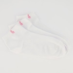 Kit Meia Cano Curto Lupo Socks - 3 Pares - Feminina BRANCO