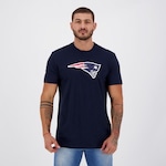 Camiseta New Era NFL New England Patriots Strike - Masculina AZUL