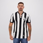 Camisa Santos Futfanatics Retrô Cordinha - Masculina PRETO