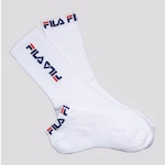 Kit Meia Fila 3 Pares Mix - Adulto BRANCO