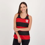 Camiseta Regata Flamengo Futfanatics Droop - Feminino PRETO