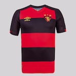 Camisa Umbro Sport Recife I 2022 Com Número - Masculina VERMELHO