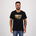 Camisa do Atlético Mineiro Bicampeão Brasileiro 2021 - Masculina PRETO