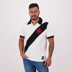 Camisa Polo do Vasco da Gama Paris - Masculina BRANCO