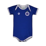 Body do Cruzeiro Torcida Baby Listrado Uv - Infantil AZUL