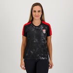 Camisa Flamengo Braziline Vein - Feminina PRETO