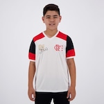 Camisa do Flamengo Retrô Zico - Infantil BRANCO