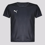 Camiseta Puma Liga Active - Juvenil PRETO/BRANCO