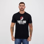 Camiseta New Era NBA Portland Trail Blazers - Masculina PRETO