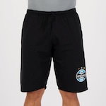 Bermuda Moletom Grêmio Retrô II - Masculina PRETO