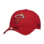 Boné Aba Curva New Era NBA Miami Heat 940 - Snapback - Adulto VERMELHO