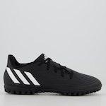 Chuteira Society adidas Predator 22.4 - Adulto PRETO/BRANCO