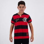 Camisa do Flamengo Flatri Zico - Infantil PRETO