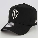 Boné New Era Corinthians Escudo - Snapback - Adulto PRETO