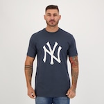 Camiseta New Era New York Yankees MLB Big Logo - Masculino AZUL ESCURO