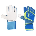 Luvas de Goleiro Penalty Delta Training - Adulto Azul/Amarelo