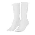 Kit Meias Cano Alto Under Armour Core Cotton Crew - 3 Pares BRANCO