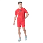 Bermuda Masculina Fila Sport VERMELHO/PRETO/CINZA