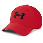 Boné Under Armour Aba Curva Fechado Blitzing 3.0 - Adulto VERMELHO