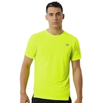 Camiseta New Balance Manga Curta Accelerate - Masculina AMARELO