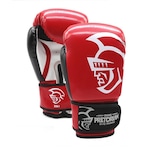 Luvas de Boxe Muay Thai Pretorian Elite Training  - Adulto VERMELHO