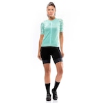 Camisa de Ciclismo Furbo Donna Ragazza Fiorito - Feminina AZUL