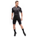 Camisa de Ciclismo Furbo Euro Plaid - Masculina PRETO