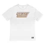 Camiseta Grizzly Speed Freak - Masculina BRANCO