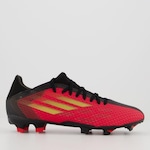 Chuteira de Campo adidas X SpeedFlow 21.3 FG - Adulto VERMELHO/OURO