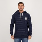 Blusão de Moletom com Capuz New Era MLB Yankees Classic - Masculino AZUL ESCURO