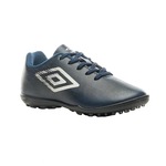 Chuteira Society Umbro Fast Jr - Infantil AZUL ESC/BRANCO