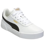 Tênis Puma Carina L - Feminino BRANCO/PRETO