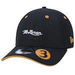 Boné Aba Curva New Era 9Forty Mclaren F1 Team GP Monaco Daniel Ricciardo - Ajustável - Adulto PRETO