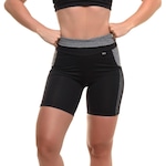 Bermuda Snd Fitness Cross Com Bolso - Feminina PRETO/CINZA