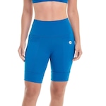 Bermuda Snd Fitness Avant Com Bolso - Feminina AZUL