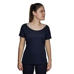 Camiseta Selene Básica Poliamida - Feminina PRETO