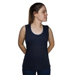 Camiseta Regata Selene Básica - Feminina PRETO