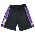 Bermuda New Era Performance NBA Los Angeles Lakers - Masculina PRETO