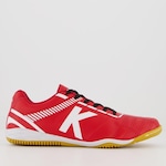 Chuteira Futsal Kelme Fuerza - Adulto VERMELHO